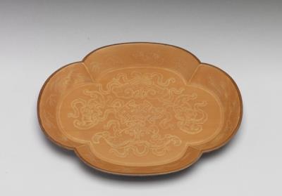 图片[2]-Bamboo veneer plate in the shape of Begonia blossom, Qing dynasty (1644-1911)-China Archive